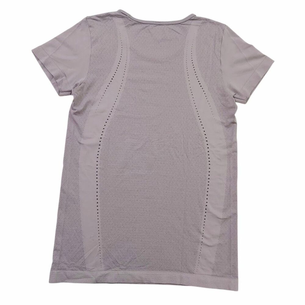 Under Armour Top Womens Small Mauve Seamless Short Sleeve Breathable Training - Picture 6 of 9